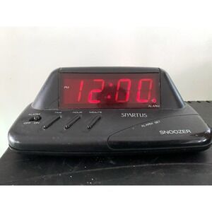 Spartus Digital Standard Alarm Clock- WORKS